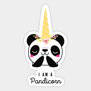 I am a Pandicorn Sticker